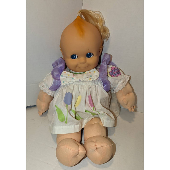 Vintage 1993 Rose Art Kewpie Babies Doll 16" Tall Giggles Laughs Works - Picture 1 of 9